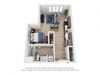 North Hollow Apartments B3 Floor Plan